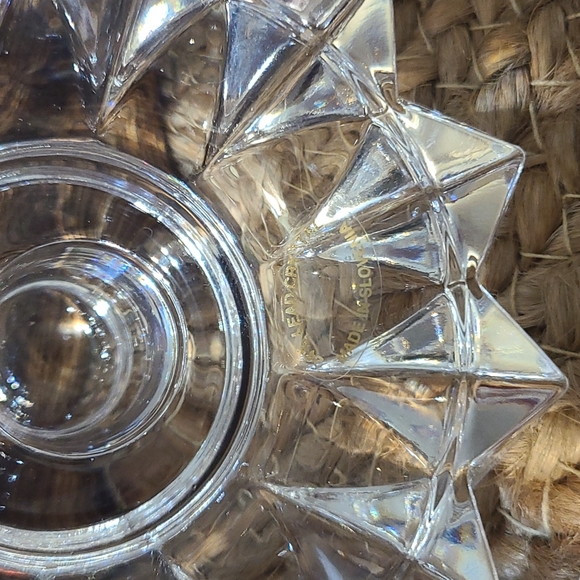 Crystal Candle Holders. Made In Slovenia. - Picture 6 of 8
